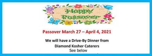 Banner Image for Passover Drive-By catered by Diamond Caterer's