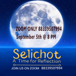 SELICHOT ZOOM ONLY